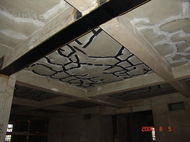 2005年濟南永安大廈結(jié)構(gòu)加固